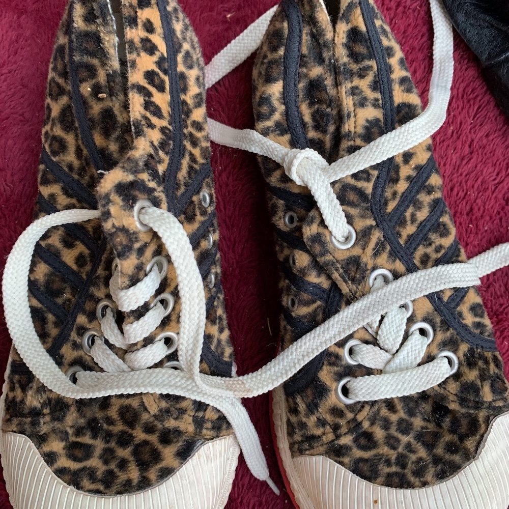 leopard sneakers